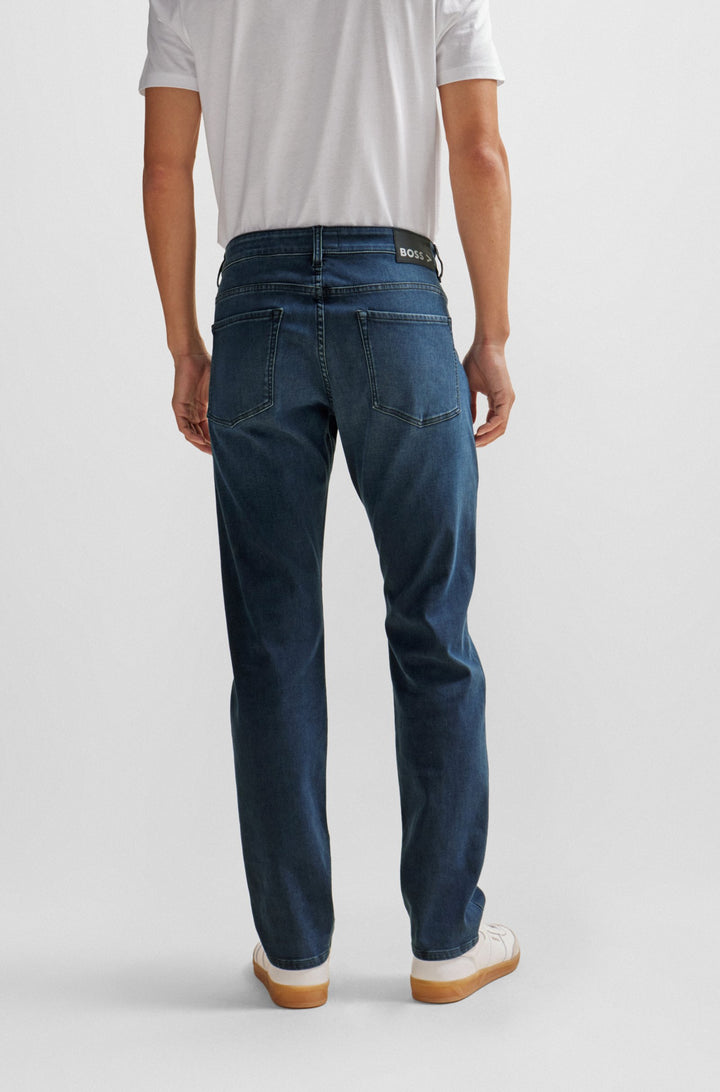 BOSS Slim Fit Jeans in Cotton Mix - P-DELAWARE 3-1 10251320 03-50508121- Concorde Fashion#color_blue-421