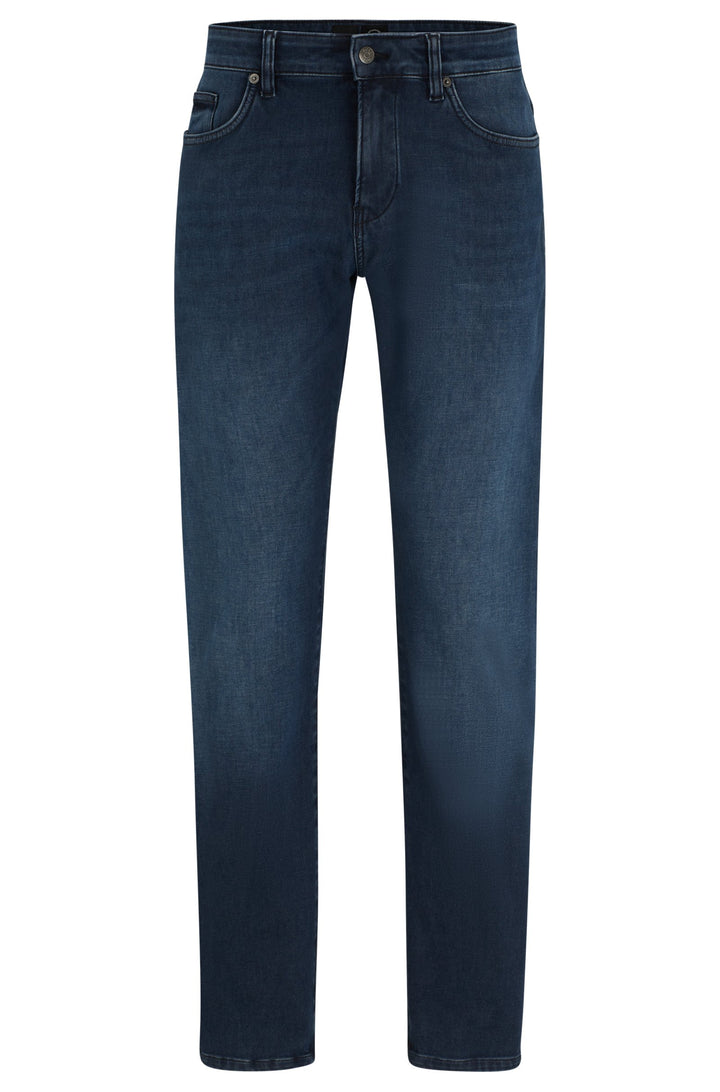 BOSS Slim Fit Jeans in Cotton Mix - P-DELAWARE 3-1 10251320 03-50508121- Concorde Fashion#color_blue-421