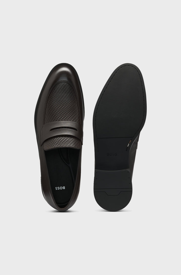 BOSS Loafers  - TAYIL_LOAF_LTMXWV 50541717- Concorde Fashion#color_brown-201