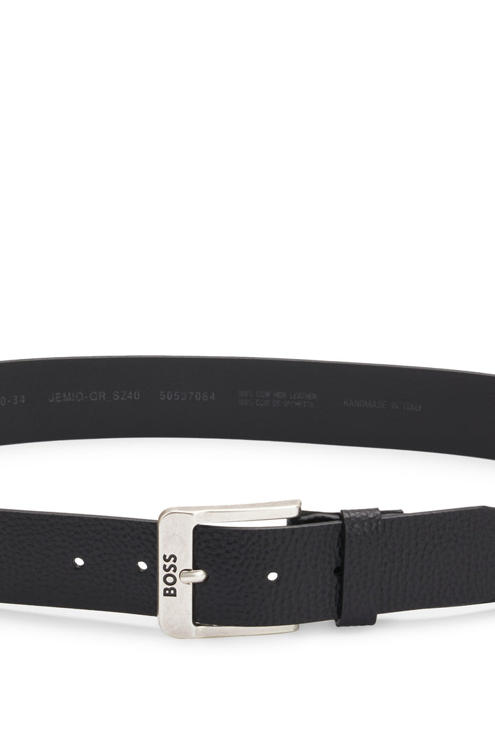 BOSS Belts  in Leather - JEMIO-GR_SZ40 10251619 01-50537064- Concorde Fashion#color_black-001