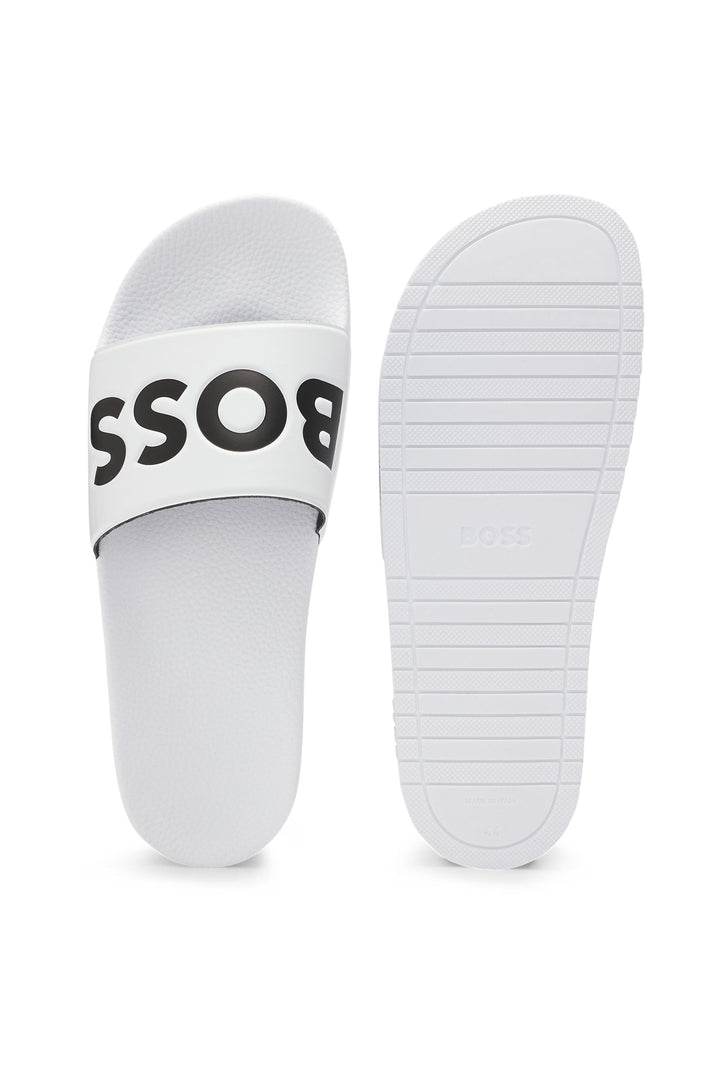 BOSS Sandals  - ARYEH_SLID_NPVLG 50536835- Concorde Fashion#color_white-101