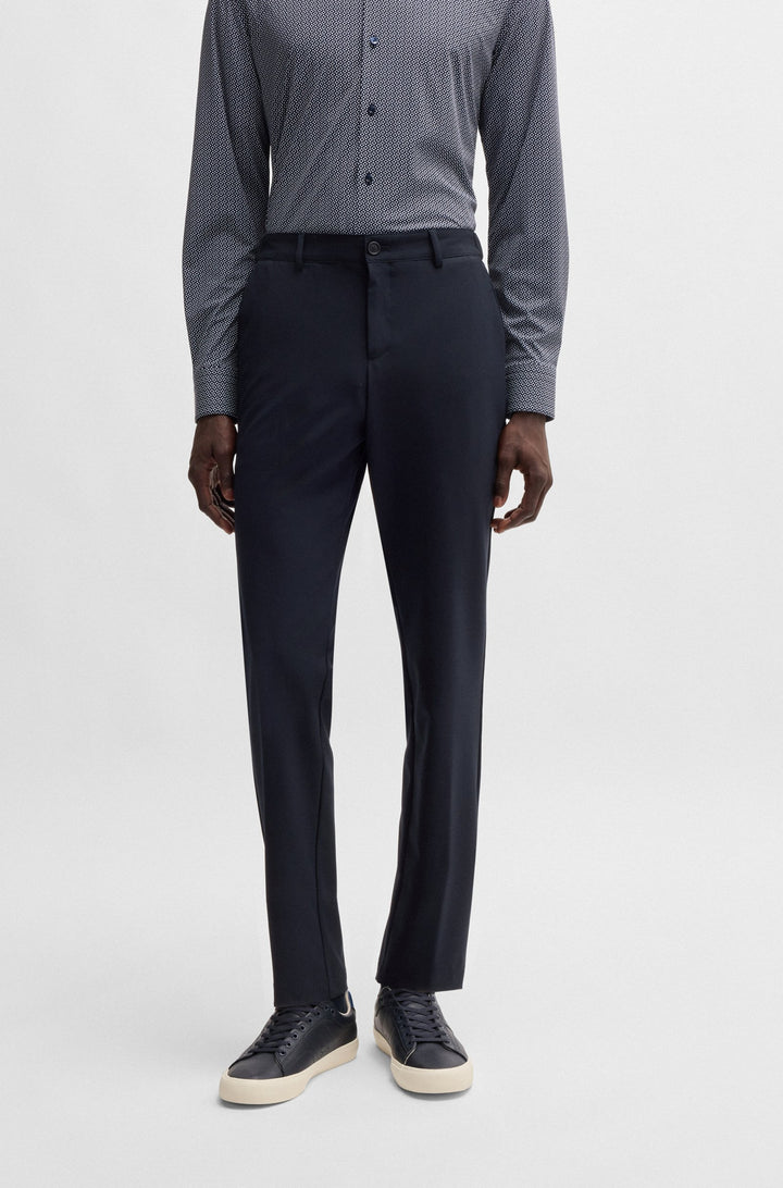 BOSS Trousers  in Polyester Mix - P-GENIUS-EL-243F 10253691 01-50521051- Concorde Fashion#color_navy-404