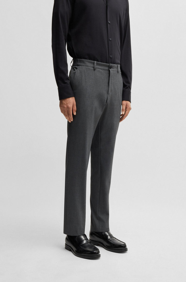 BOSS Trousers  in Polyester Mix - P-GENIUS-EL-243F 10253691 01-50521051- Concorde Fashion#color_grey-030