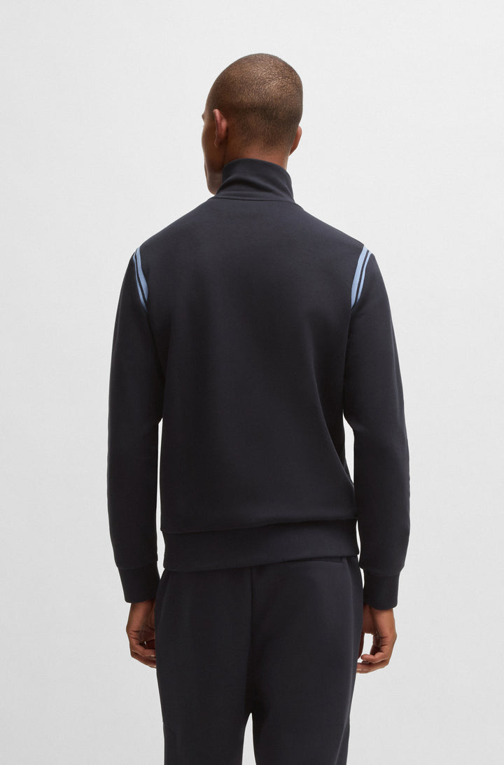 BOSS Tracksuits,Tracksuit Regular Fit in Cotton Mix - TRACKSUIT SET 10256713 01-50533738- Concorde Fashion#color_navy-402