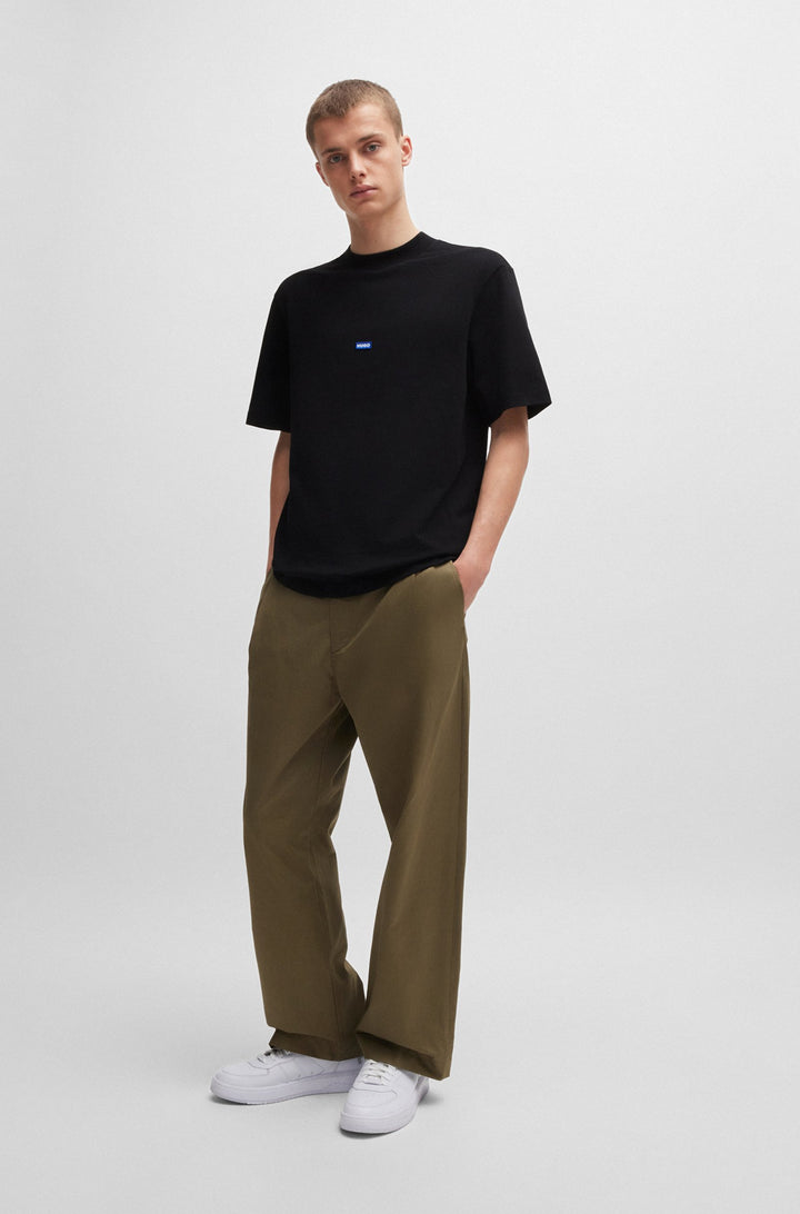 HUGO BLUE Regular Fit T-Shirts in Cotton - NIEROS 10257318 01-50509991- Concorde Fashion#color_black-001