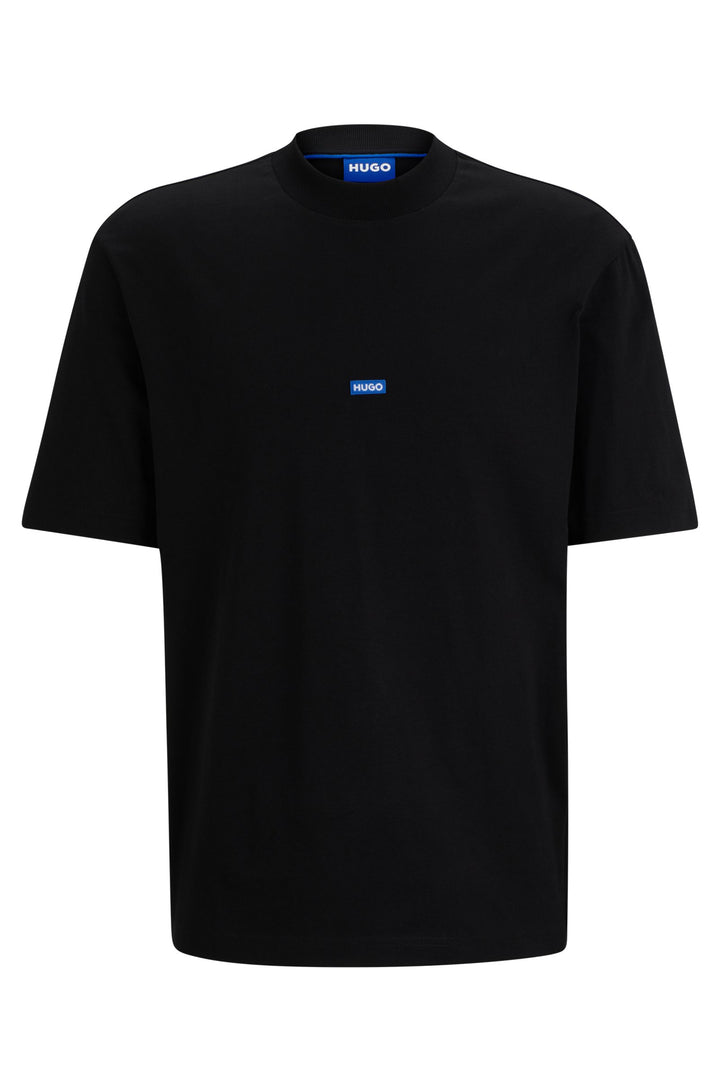 HUGO BLUE Regular Fit T-Shirts in Cotton - NIEROS 10257318 01-50509991- Concorde Fashion#color_black-001