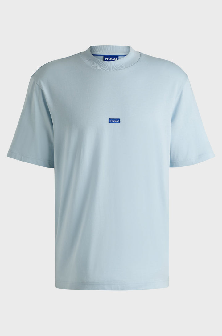 HUGO BLUE Regular Fit T-Shirts in Cotton - NIEROS 10257318 01-50509991- Concorde Fashion#color_blue-487