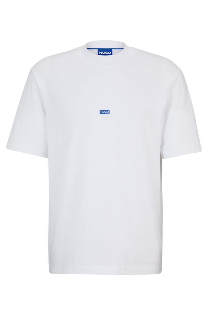 HUGO BLUE Regular Fit T-Shirts in Cotton - NIEROS 10257318 01-50509991- Concorde Fashion#color_white-100