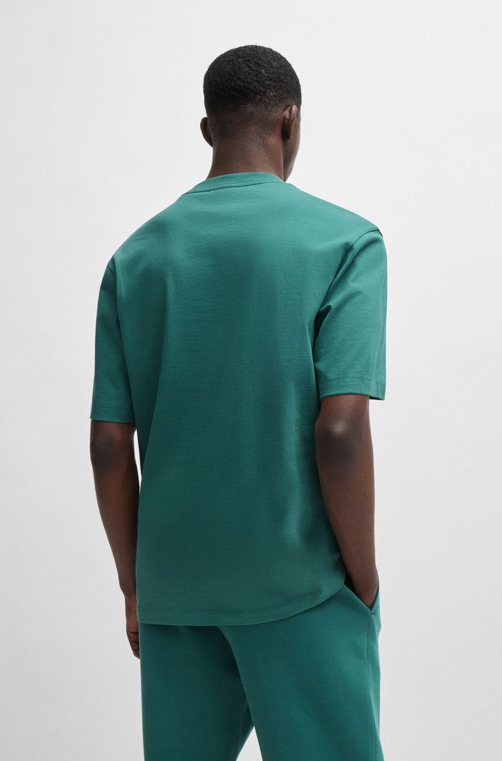 HUGO T-Shirts Regular Fit in Cotton - NILEY 10257318 01-50519984- Concorde Fashion#color_green-313