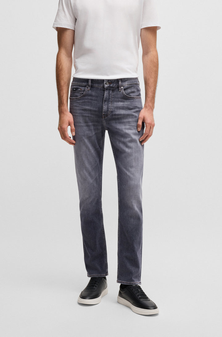 BOSS Jeans Slim Fit in Cotton Mix - C-DELAWARE 10259049 01-50532606- Concorde Fashion#color_grey-021