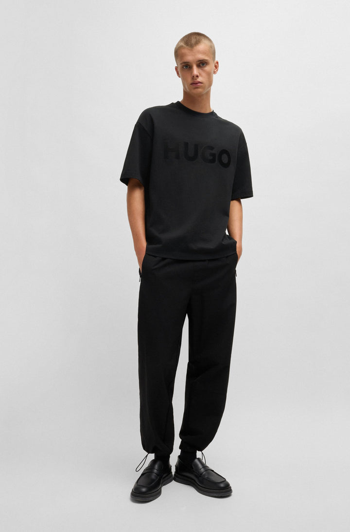 HUGO T-Shirts Oversize Fit in Cotton - DINKEE 10259511 01-50525765- Concorde Fashion#color_black-001