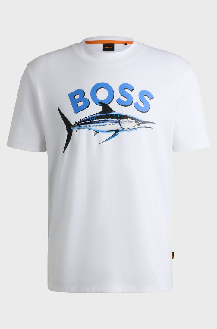 BOSS T-Shirts Regular Fit - TE_BOSSFISH 50539196- Concorde Fashion#color_white-101
