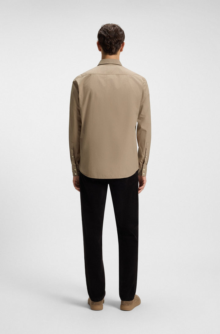 BOSS Casual Shirts Regular Fit in Cotton - RELEGANT_6_M 10260284 01-50518304- Concorde Fashion#color_green-346