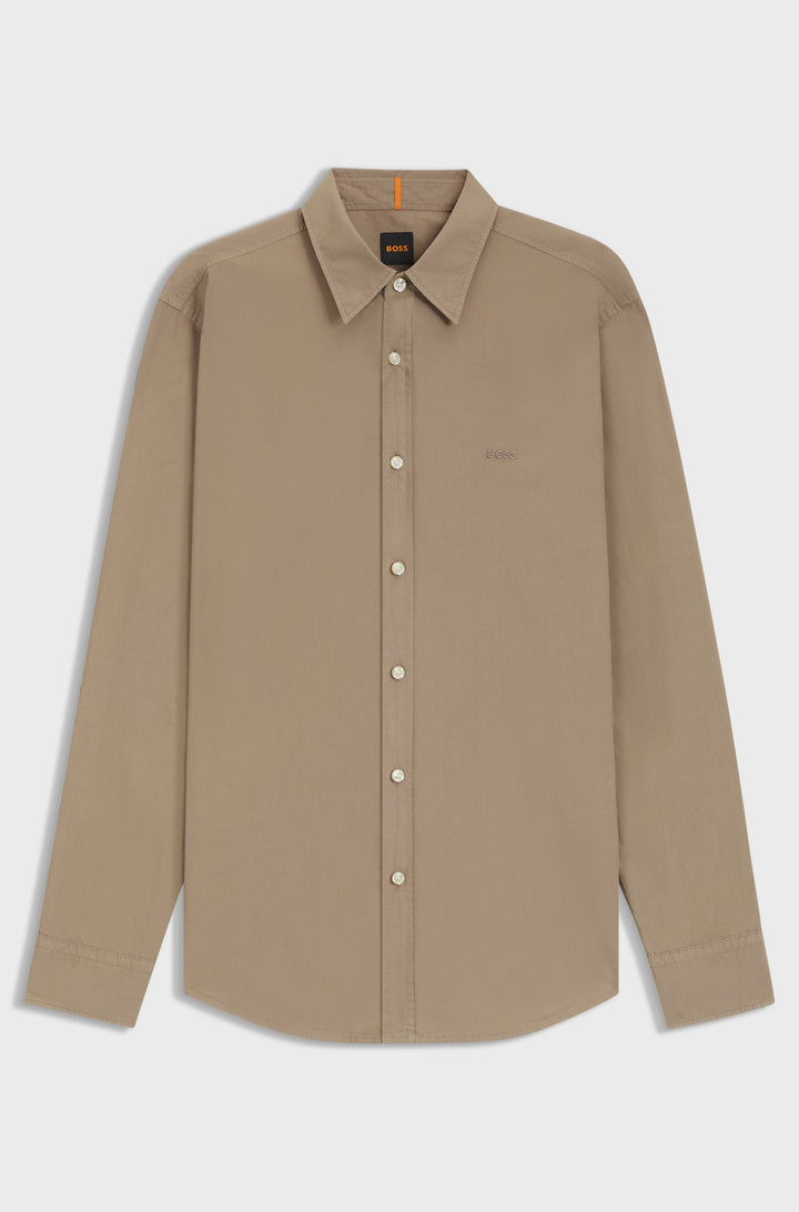 BOSS Casual Shirts Regular Fit in Cotton - RELEGANT_6_M 10260284 01-50518304- Concorde Fashion#color_green-346