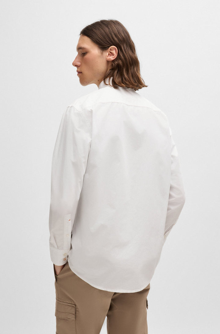 BOSS Casual Shirts Regular Fit in Cotton - RELEGANT_6_M 10260284 01-50518304- Concorde Fashion#color_white-100