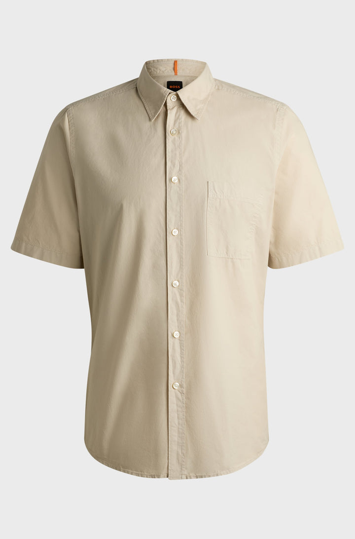 BOSS Casual Shirts Regular Fit - RELEGANT_6-SHORT_M 50537331- Concorde Fashion#color_beige-271
