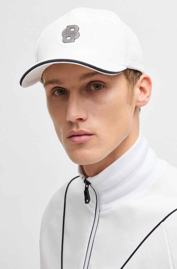 BOSS Hats  in Cotton Mix - PYER-B-ICON-REFLECT 10261146 01-50533359- Concorde Fashion#color_white-100