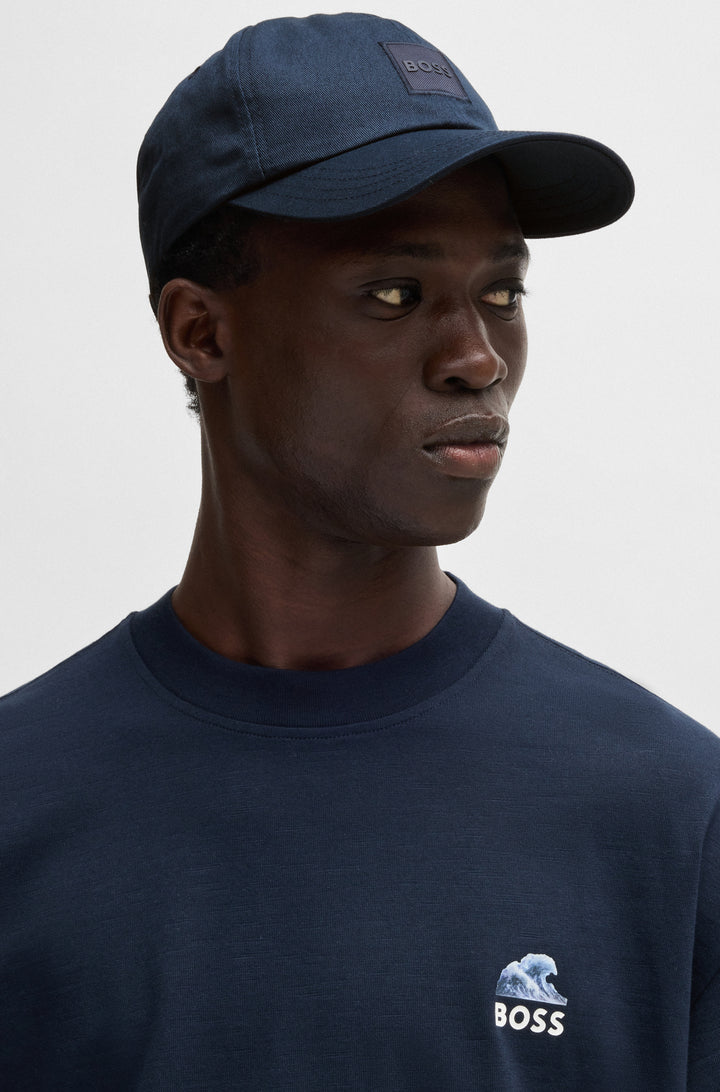 BOSS Hats  in Cotton - DERREL-PL 10261155 01-50535555- Concorde Fashion#color_navy-404