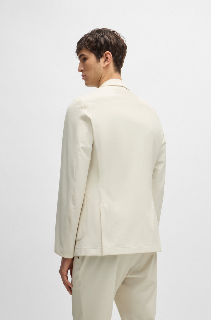 BOSS Blazers Slim Fit in Polyester Mix - P-HANRY-WG-PK-243F 10261380 01-50521592- Concorde Fashion#color_white-131