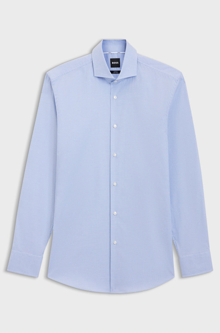 BOSS Formal Shirts Slim Fit - H-HANK-SPREAD-C1-222 50539134- Concorde Fashion#color_blue-450