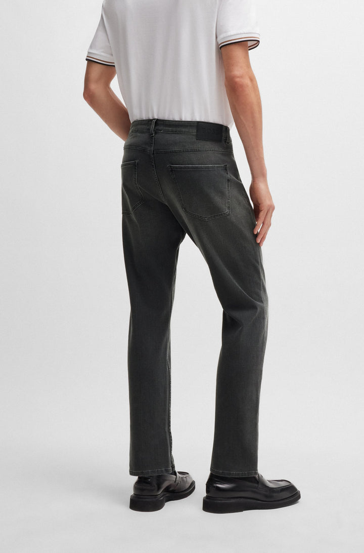 BOSS Jeans Slim Fit in Cotton Mix - P-DELAWARE 10262206 01-50522501- Concorde Fashion#color_grey-021