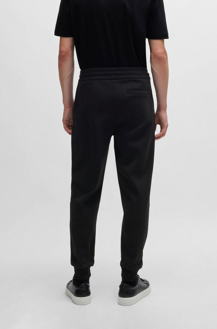 BOSS Jogging Pants Regular Fit in Cotton Mix - C-LOCSIN 01 10262912 01-50520322- Concorde Fashion#color_black-001