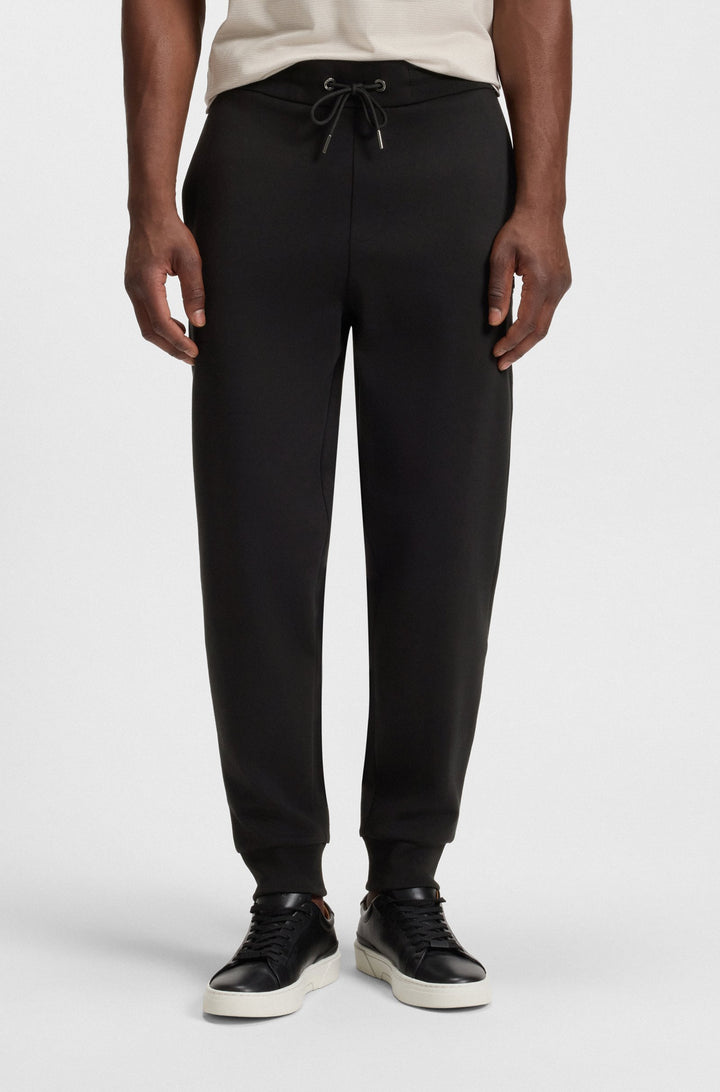 BOSS Jogging Pants Regular Fit in Cotton Mix - C-LOCSIN 01 10262912 01-50520322- Concorde Fashion#color_black-002