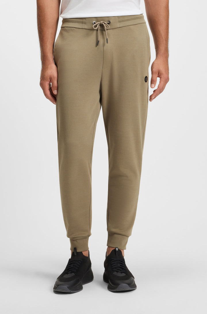 BOSS Jogging Pants Regular Fit in Cotton Mix - C-LOCSIN 01 10262912 01-50520322- Concorde Fashion#color_brown-245