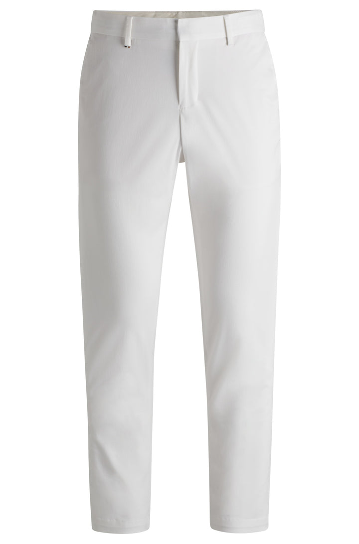 BOSS Trousers  in Cotton Mix - C-GENIUS-DTL-WG-251F 10264043 01-50534612- Concorde Fashion#color_white-100