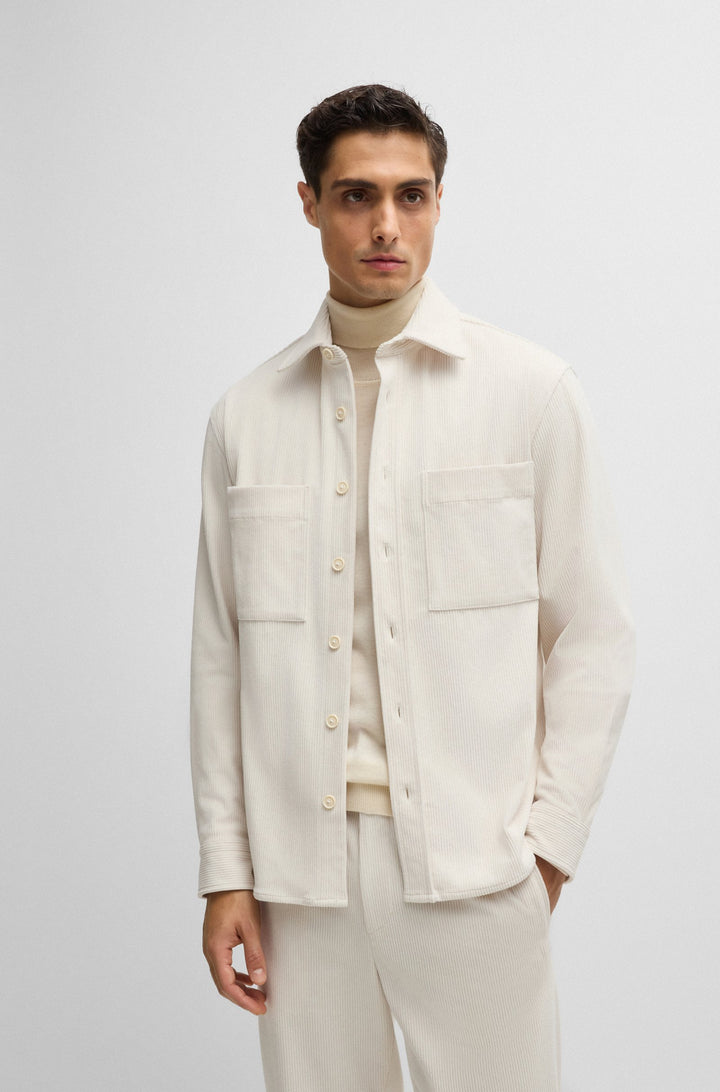 BOSS Casual Shirts Relaxed Fit in Polyester - P-OWEN-2PP-C1-244 10265353 01-50527770- Concorde Fashion#color_white-131