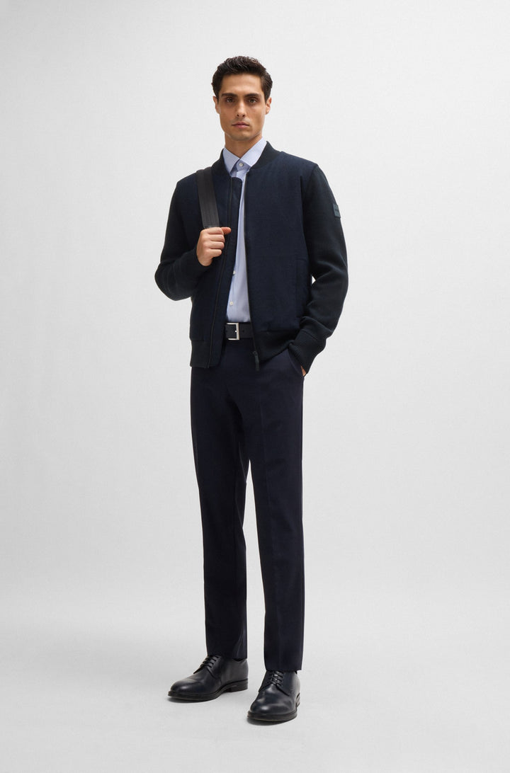 BOSS Casual Jackets Regular Fit in Polyester Mix - P-EFLANO 10265510 01-50526850- Concorde Fashion#color_navy-404