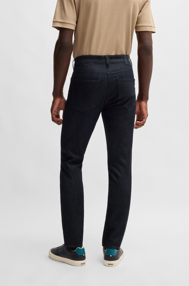 BOSS Jeans Slim Fit in Cotton Mix - H-DELAWARE 10265599 01-50527038- Concorde Fashion#color_navy-402