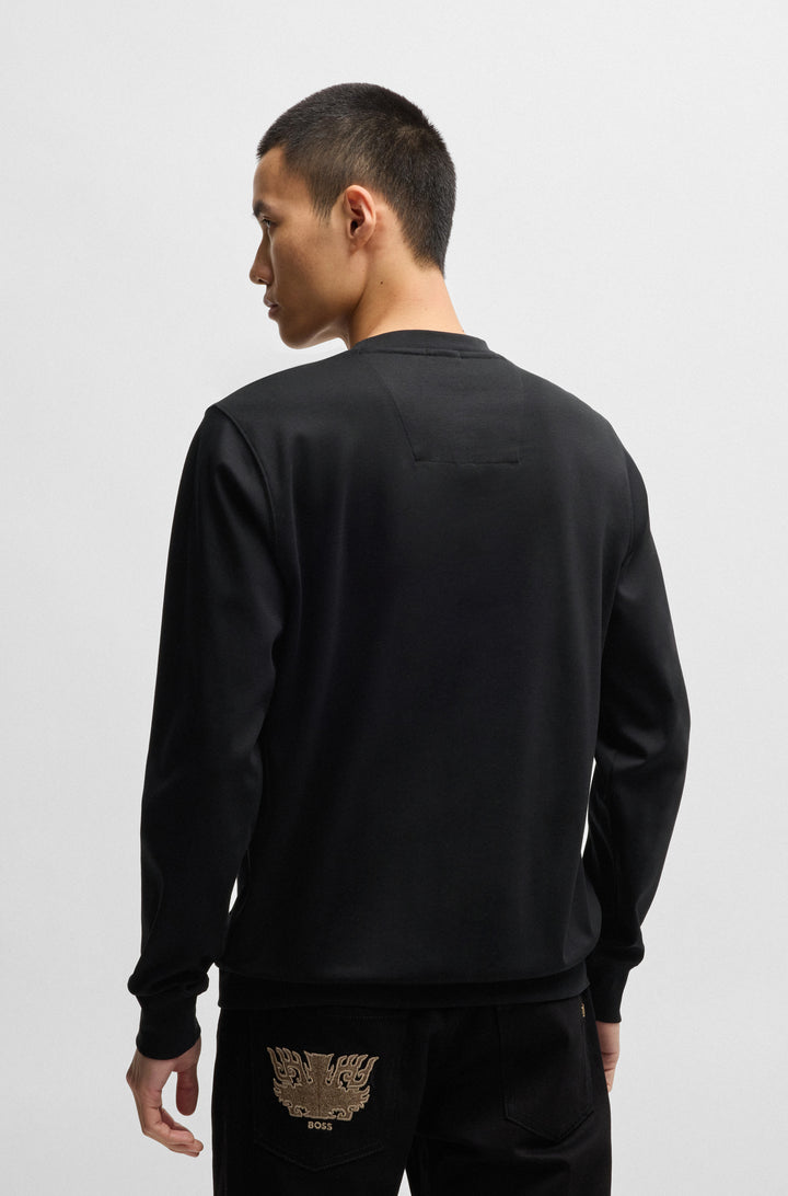 BOSS Sweatshirts Regular Fit in Cotton - C-SHARPE 10266285 01-50533817- Concorde Fashion#color_black-001