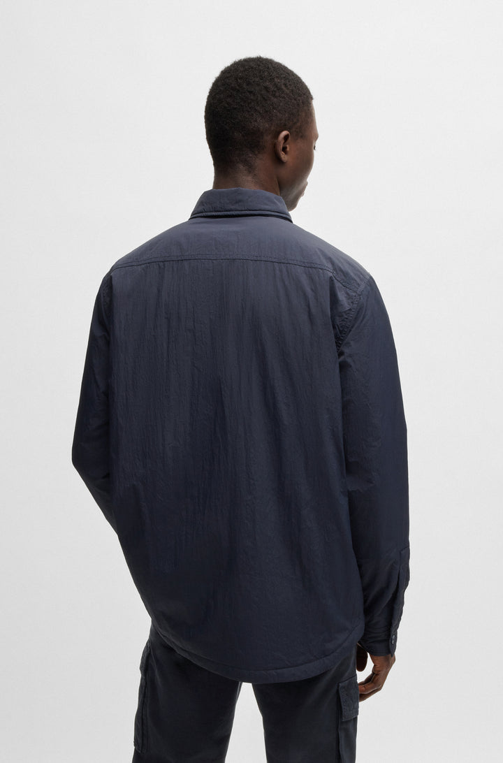 BOSS Casual Shirts Oversize Fit in Nylon - LOCKY_2_M 10266314 01-50530908- Concorde Fashion#color_navy-404