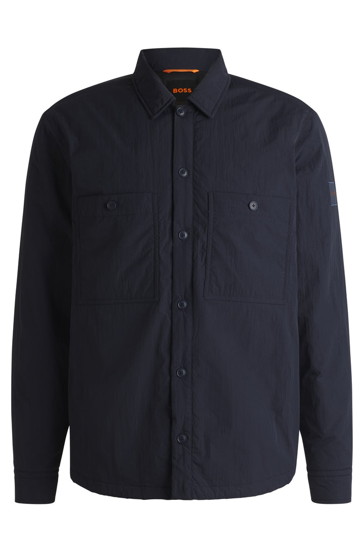 BOSS Casual Shirts Oversize Fit in Nylon - LOCKY_2_M 10266314 01-50530908- Concorde Fashion#color_navy-404