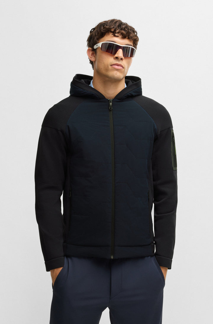 BOSS Casual Jackets Regular Fit in Nylon - K_DESERT_HY 10266408 01-50528762- Concorde Fashion#color_navy-402