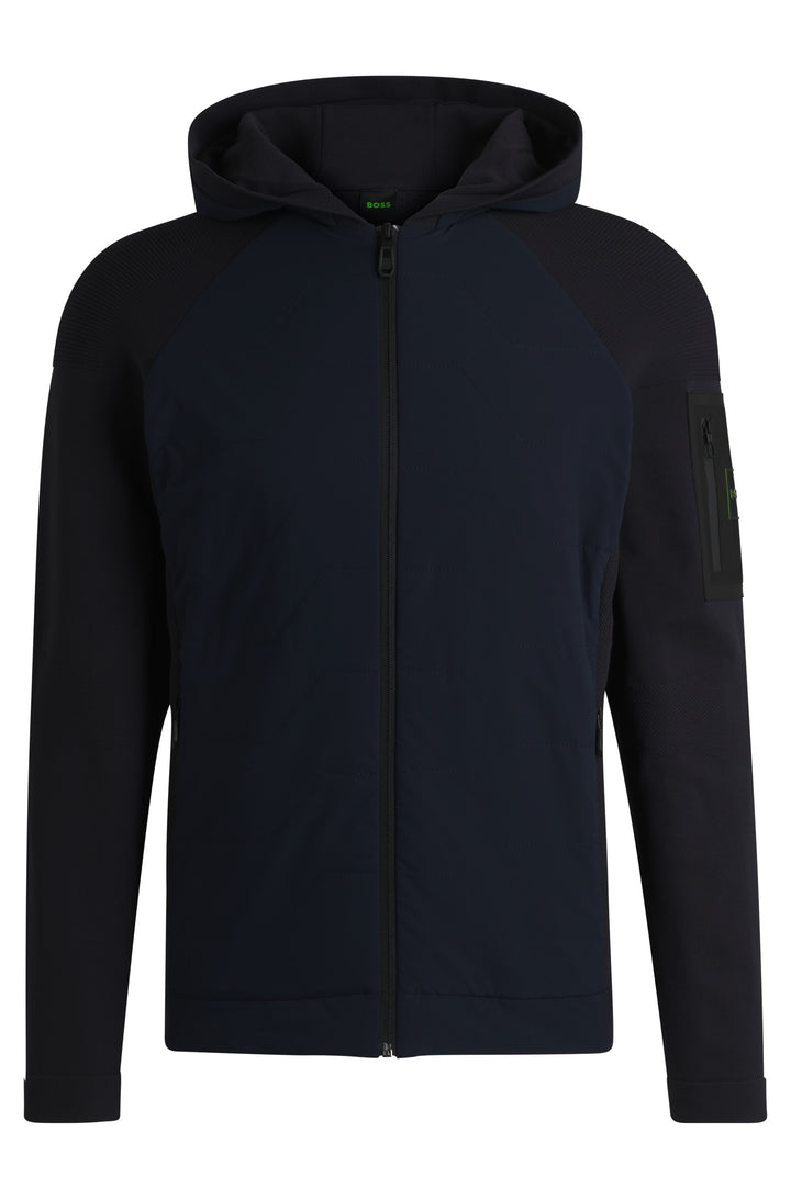 BOSS Casual Jackets Regular Fit in Nylon - K_DESERT_HY 10266408 01-50528762- Concorde Fashion#color_navy-402