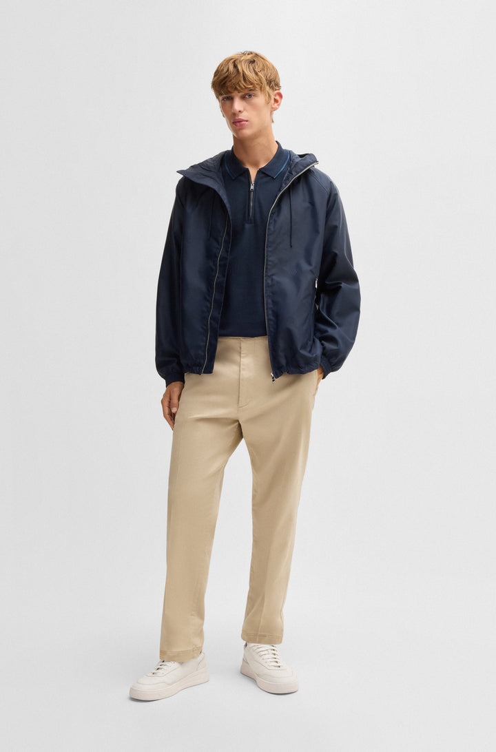 BOSS Polos Regular Fit in Cotton - H-PARAS 59 10266434 01-50532612- Concorde Fashion#color_navy-405