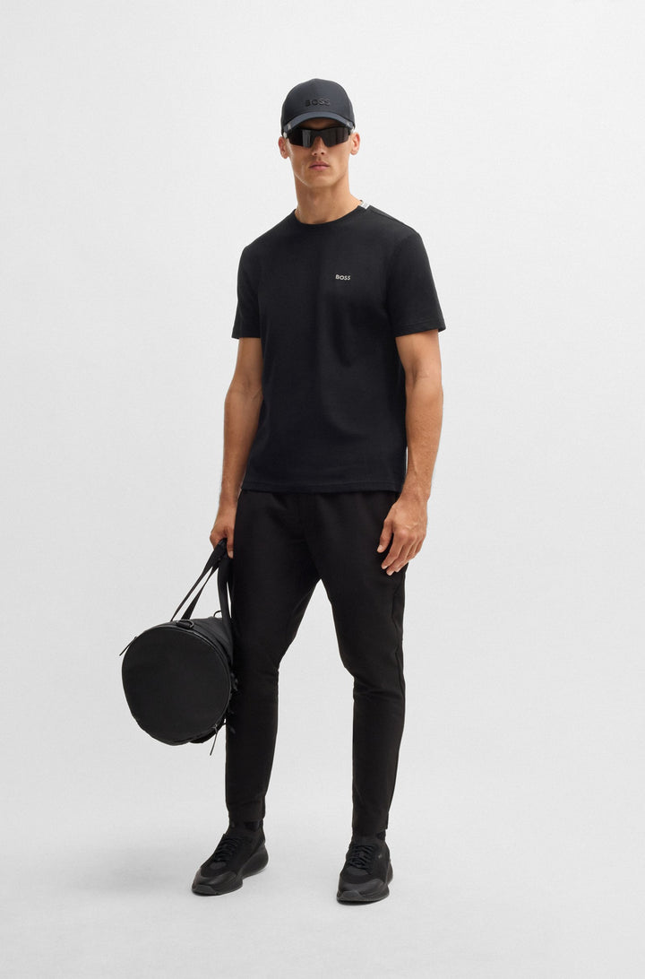 BOSS T-Shirts Regular Fit in Cotton - TADDY 10266738 01-50529941- Concorde Fashion#color_charcoal-015