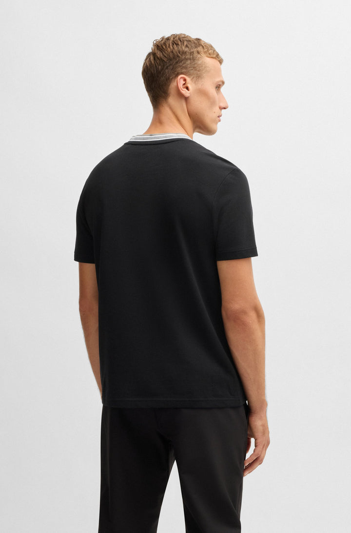 BOSS T-Shirts Regular Fit in Cotton - TADDY 10266738 01-50529941- Concorde Fashion#color_charcoal-015