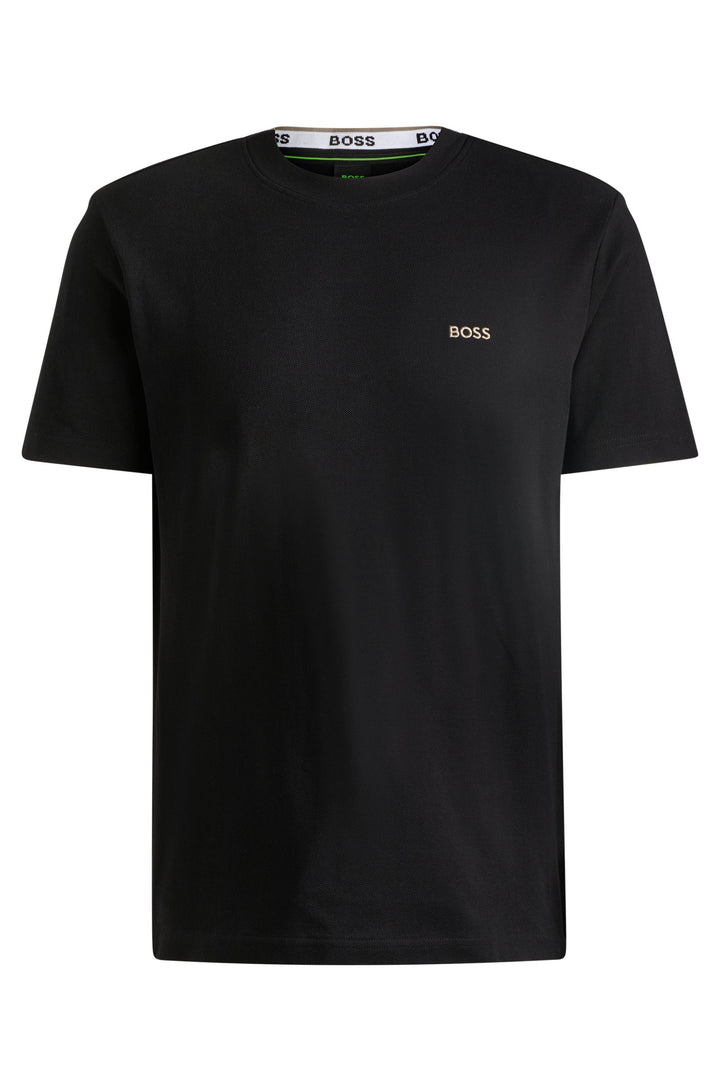 BOSS T-Shirts Regular Fit in Cotton - TADDY 10266738 01-50529941- Concorde Fashion#color_charcoal-015