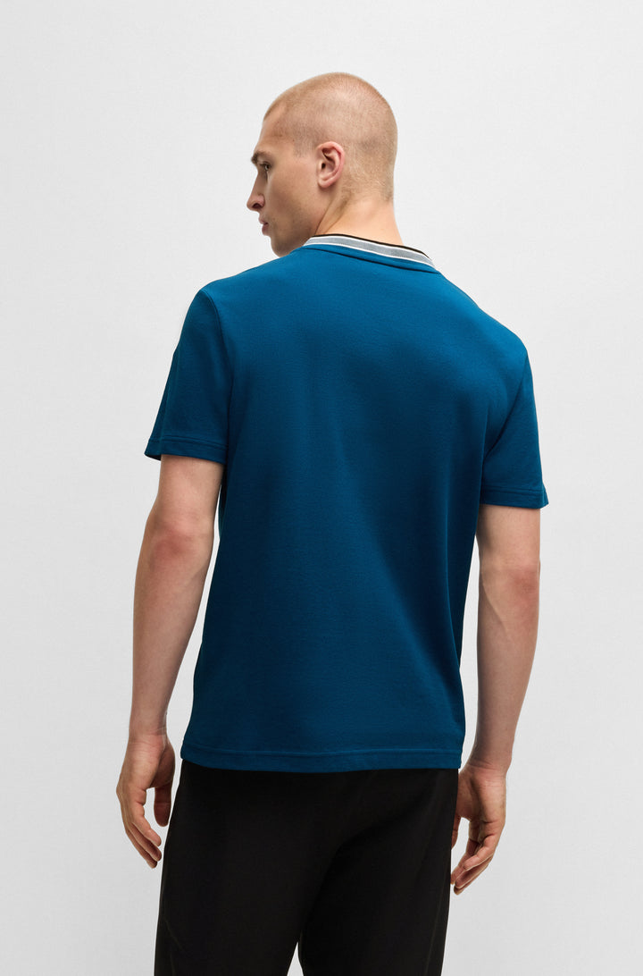 BOSS T-Shirts Regular Fit in Cotton - TADDY 10266738 01-50529941- Concorde Fashion#color_blue-494