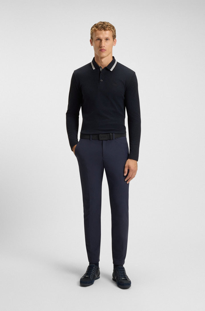 BOSS Polos Regular Fit in Cotton - PLISY 10266738 01-50536609- Concorde Fashion#color_navy-418