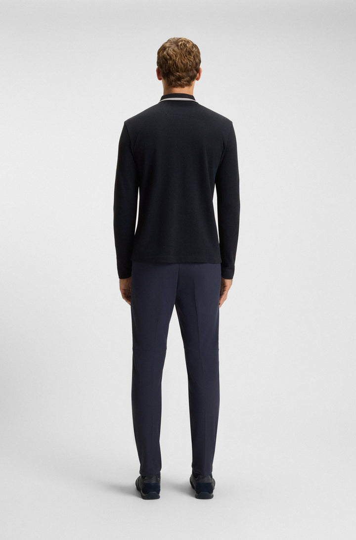 BOSS Polos Regular Fit in Cotton - PLISY 10266738 01-50536609- Concorde Fashion#color_navy-418