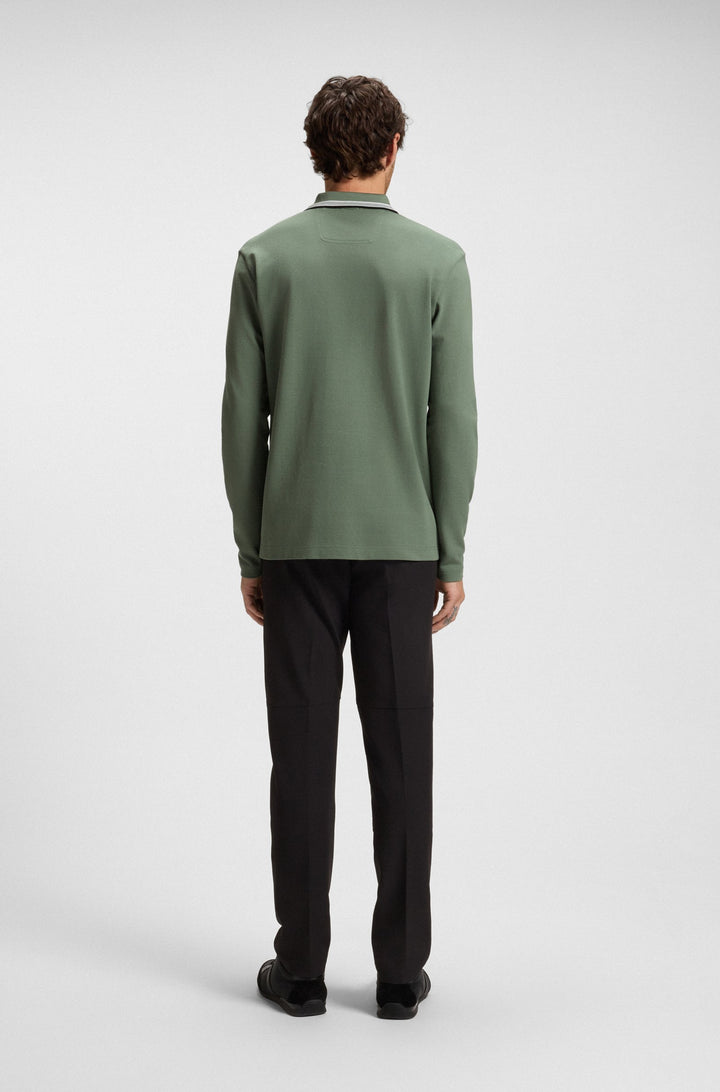 BOSS Polos Regular Fit in Cotton - PLISY 10266738 01-50536609- Concorde Fashion#color_green-359