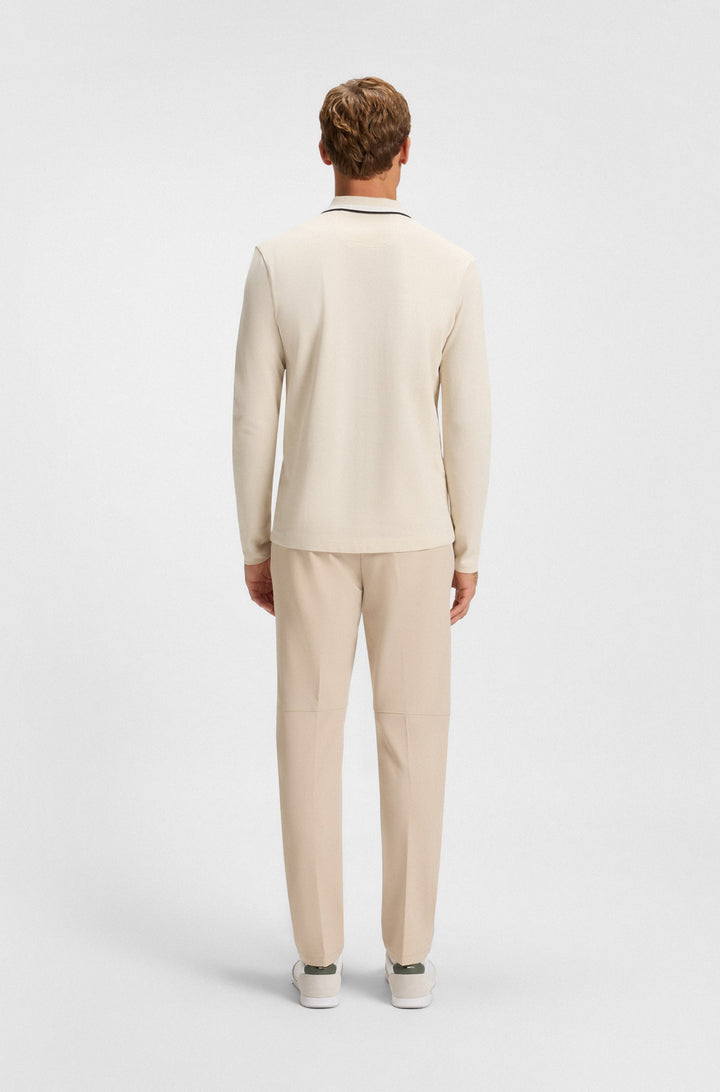 BOSS Polos Regular Fit in Cotton - PLISY 10266738 01-50536609- Concorde Fashion#color_white-133