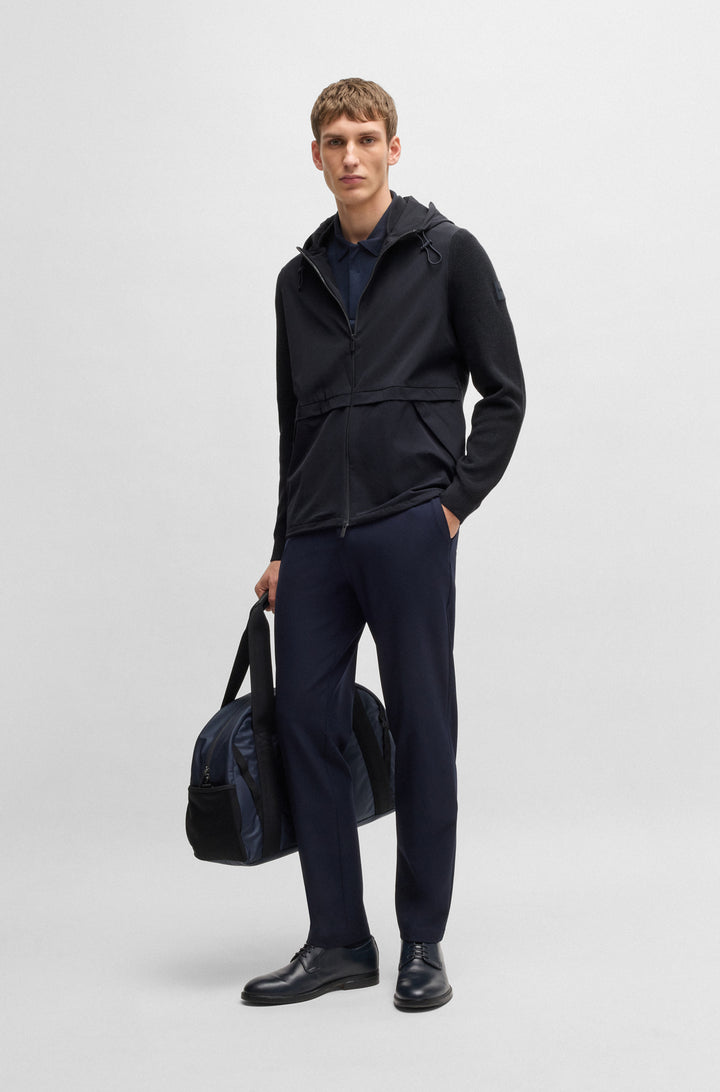 BOSS Casual Jackets Regular Fit in Polyester Mix - P-BRIAN 10267177 01-50531168- Concorde Fashion#color_navy-404