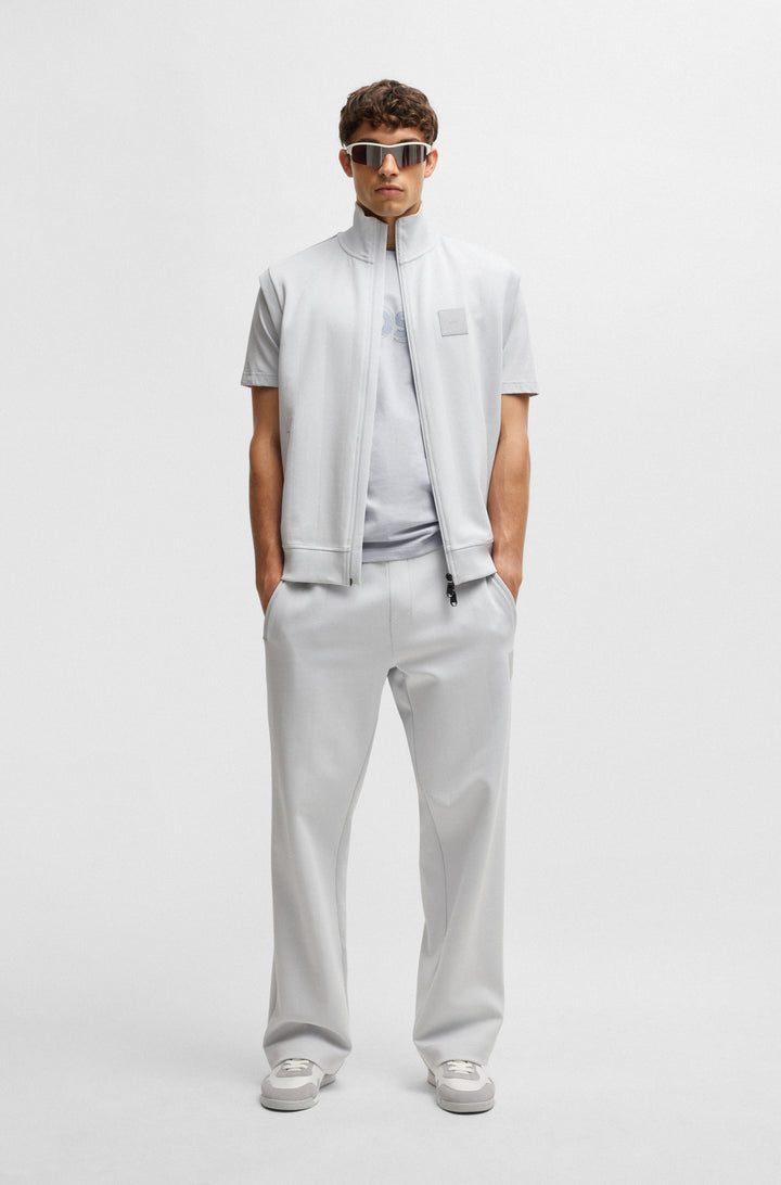 BOSS T-Shirts Regular Fit in Cotton - TEE DROPNEEDLE 10267231 01-50531271- Concorde Fashion#color_grey-054