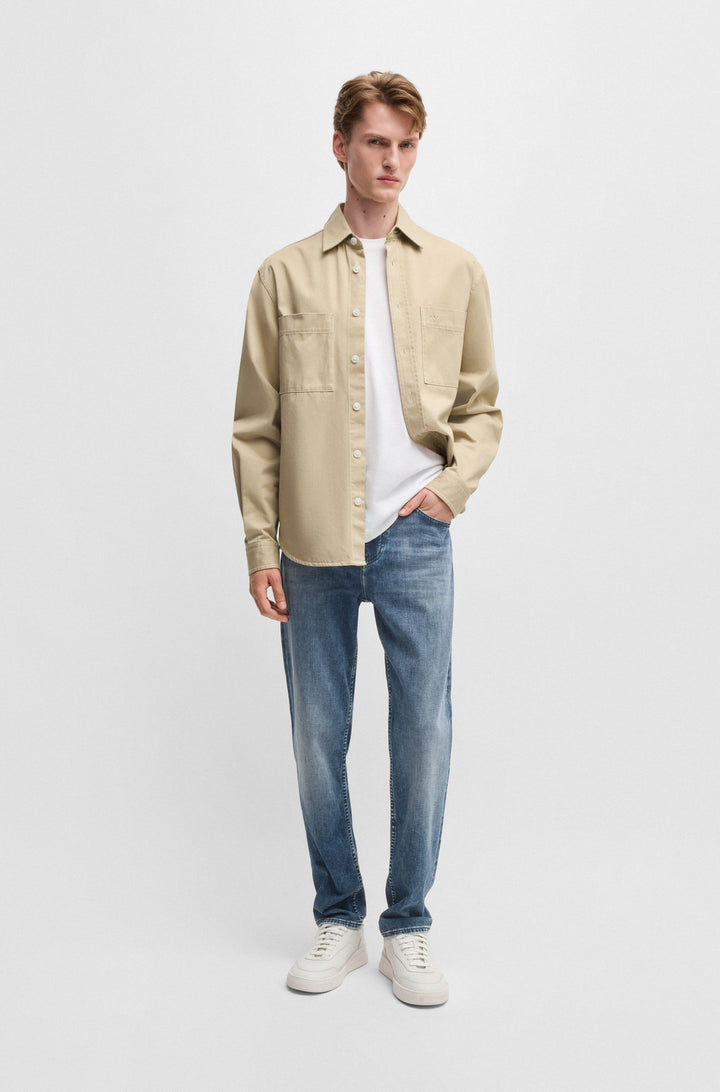 BOSS Jeans Regular Fit in Cotton Mix - C-RE.MAINE 10267733 01-50532595- Concorde Fashion#color_navy-418