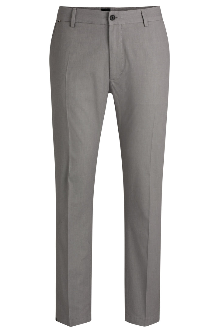 BOSS Trousers Regular Fit in Cotton Mix - H-KANE 10267896 01-50534880- Concorde Fashion#color_grey-029